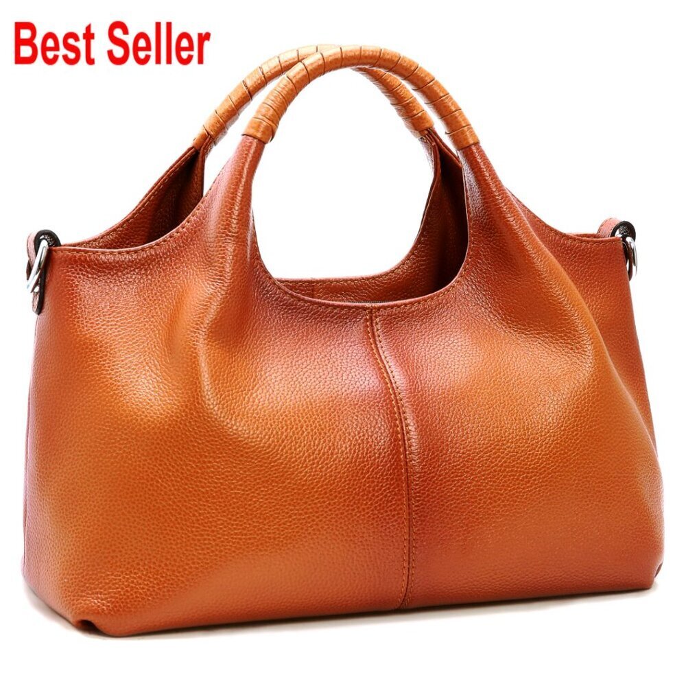 Genuine Leather Shoulder Bag Crossbody Satchel Hobo Tote